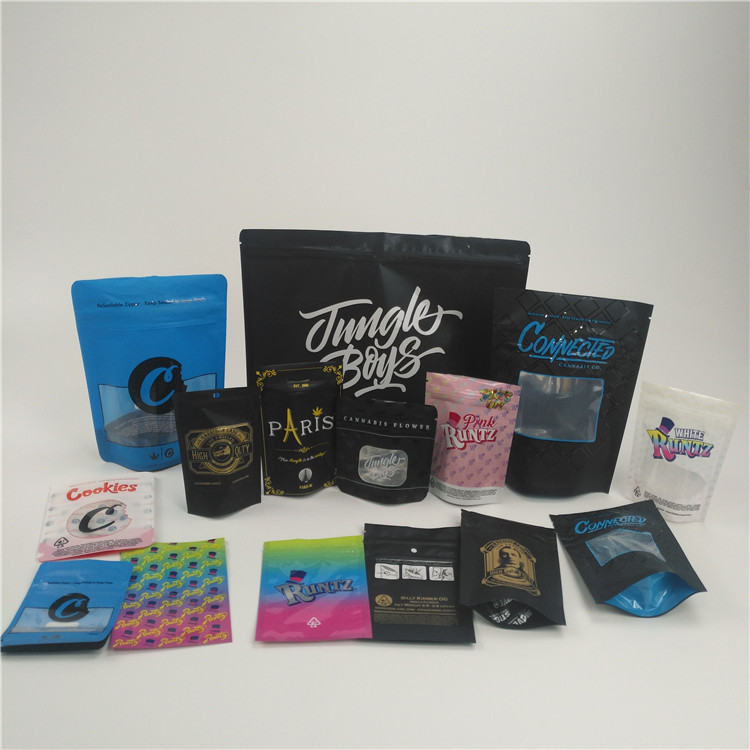 บรรจุภัณฑ์ธูปสมุนไพรกันกลิ่น Childproof Ziplocke Stoney Patch Bag 3.5g