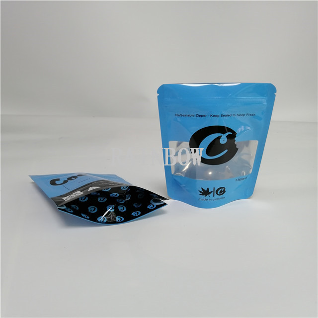 ถุงป้องกันเด็กสำหรับพิสูจน์ความหนา 100-180 Mic สำหรับคุกกี้ 3.5 กรัม