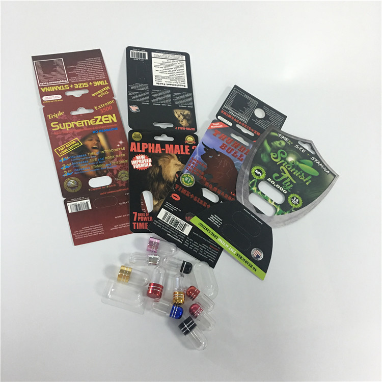 Panther Rhino 25k ชายเสริมยาบรรจุภัณฑ์พุพองแสดงกล่องกระดาษการ์ด