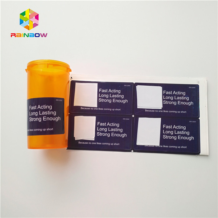 Dropper Shrink Sleeve Labels สติกเกอร์เภสัชกรรมขวดแก้ว 30ml ขวดสำหรับสเตียรอยด์