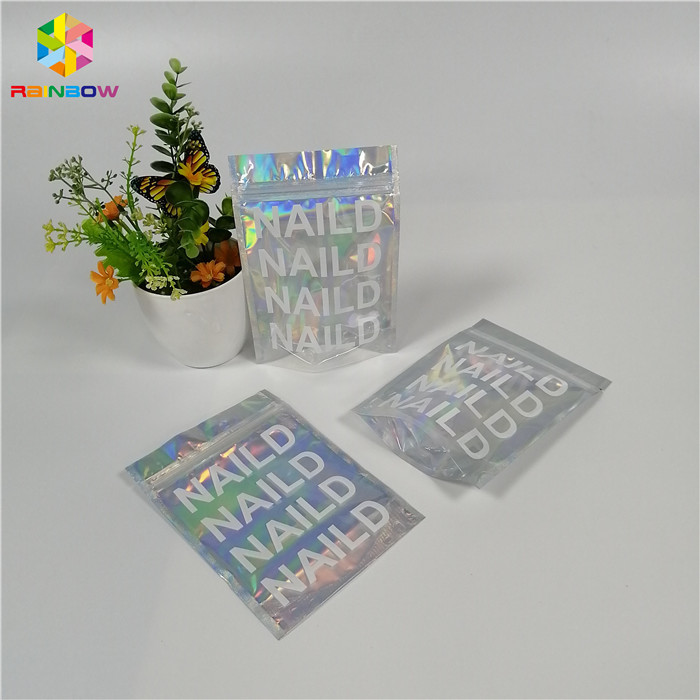 ฟอยล์บรรจุภัณฑ์เครื่องสำอางอลูมิเนียมยืนขึ้นกระเป๋าพิสูจน์กลิ่นกัญชากัญชา