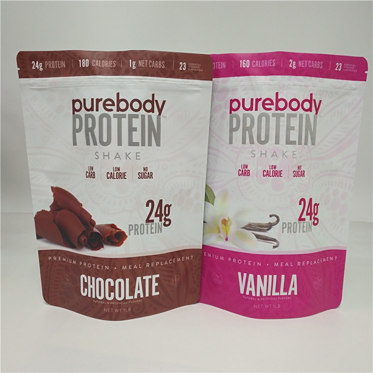 CMYK Color ถุงขนมบรรจุภัณฑ์พลาสติกกาแฟช็อคโกแลตนมผงกระเป๋า