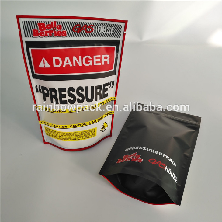 บรรจุภัณฑ์ธูปสมุนไพรกันกลิ่น Childproof Ziplocke Stoney Patch Bag 3.5g