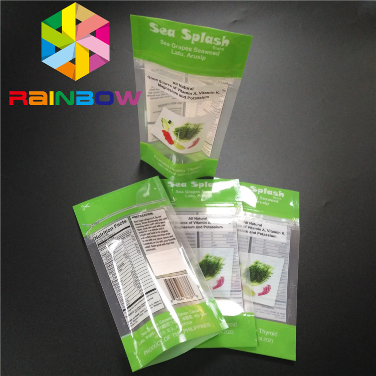 อลูมิเนียมฟอยล์ย่อยสลายได้ Stand Up Pouch บรรจุภัณฑ์ Bath Crumble Salt Body Bag