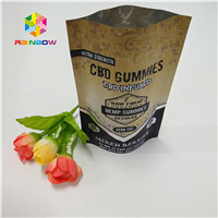 Doypack k กระเป๋าอลูมิเนียมฟอยล์พรีเมี่ยม CBD Hemp Flower Tea บรรจุภัณฑ์กันกลิ่นเด็กกระเป๋าทน