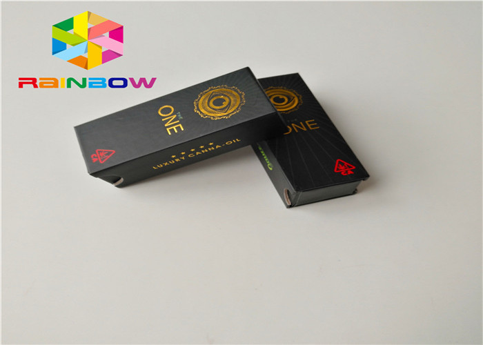 บรรจุภัณฑ์กล่องกระดาษอายุการใช้งานยาวนาน 0.5ml - 30ml CBD บรรจุขวดหยดน้ำมัน