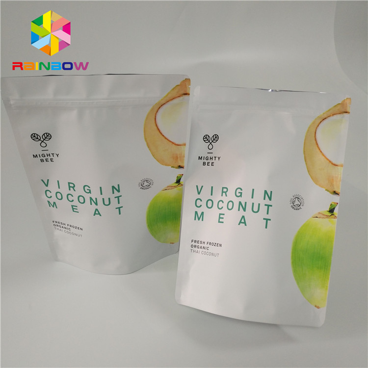 อลูมิเนียมฟอยล์ Mylar พลาสติกผนึกยืนขึ้นถุง Doypack สำหรับขนมน้ำตาลบรรจุขนม