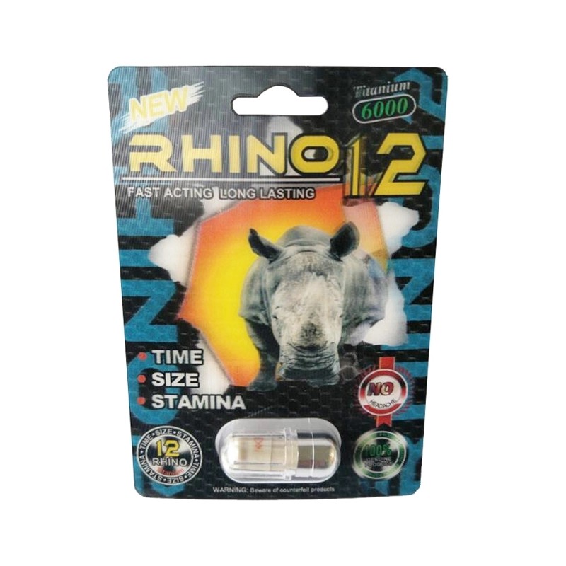 Panther / Rhino บรรจุภัณฑ์กล่องกระดาษยา 13 เม็ด, กล่องกระดาษยา 3 มิติแบบตุ่ม