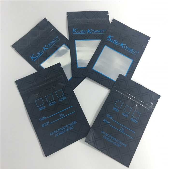 ผนึกคุกกี้สามด้านตรากระเป๋า Mylar Ziplock พิมพ์ถุง Rotogravure