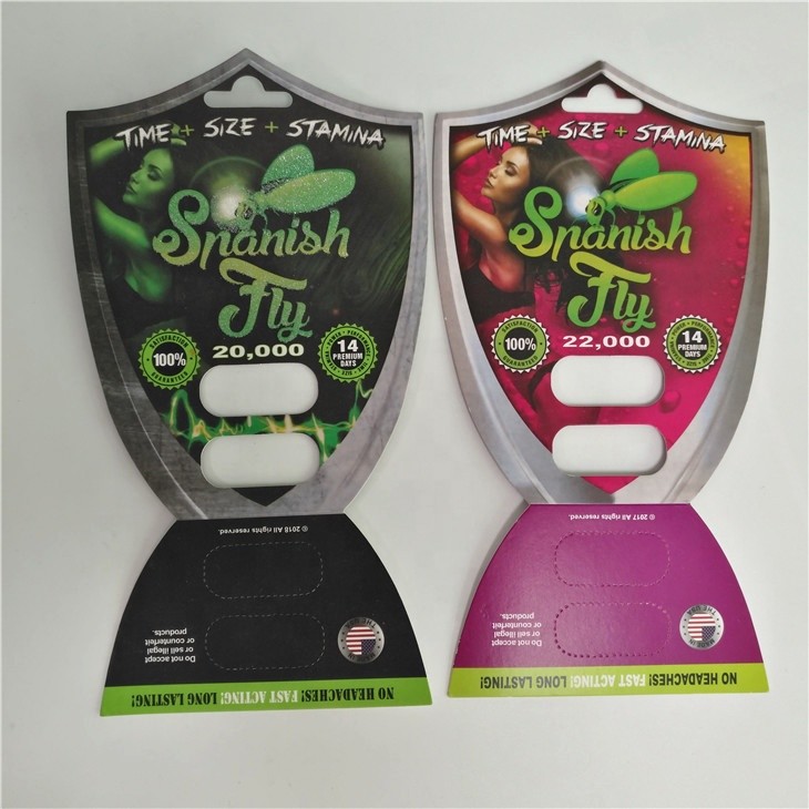 บรรจุภัณฑ์ยาบรรจุภัณฑ์บัตรยาสเปน Fly 2000 ชายเสริมยาบรรจุ