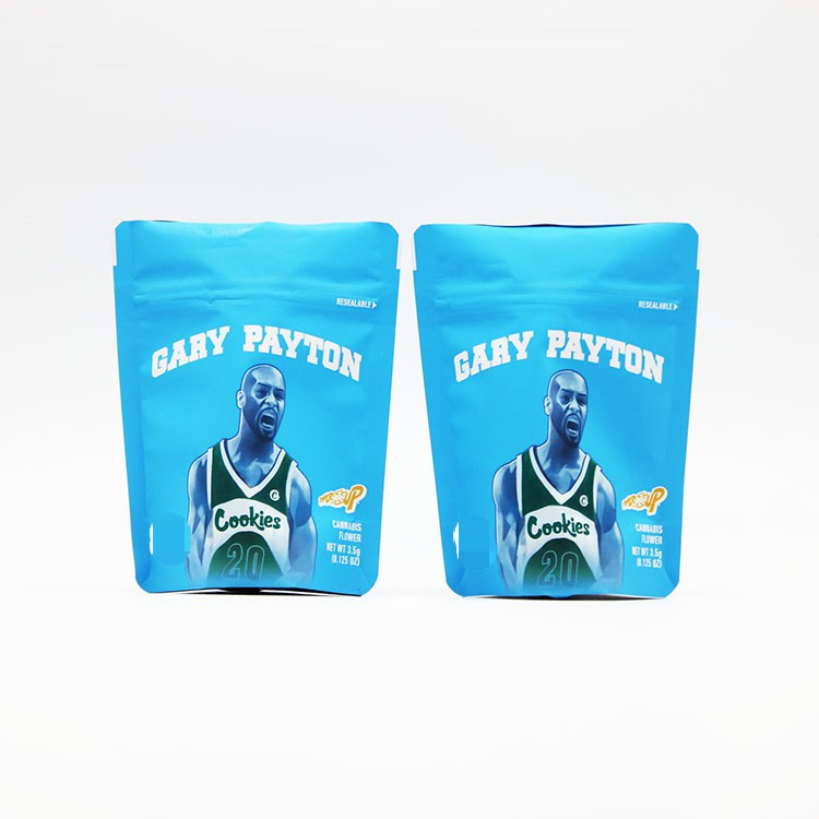 บรรจุภัณฑ์ถุงธูปสมุนไพรที่กำหนดเอง, คุกกี้ Mylar ยืนขึ้นถุงซิป