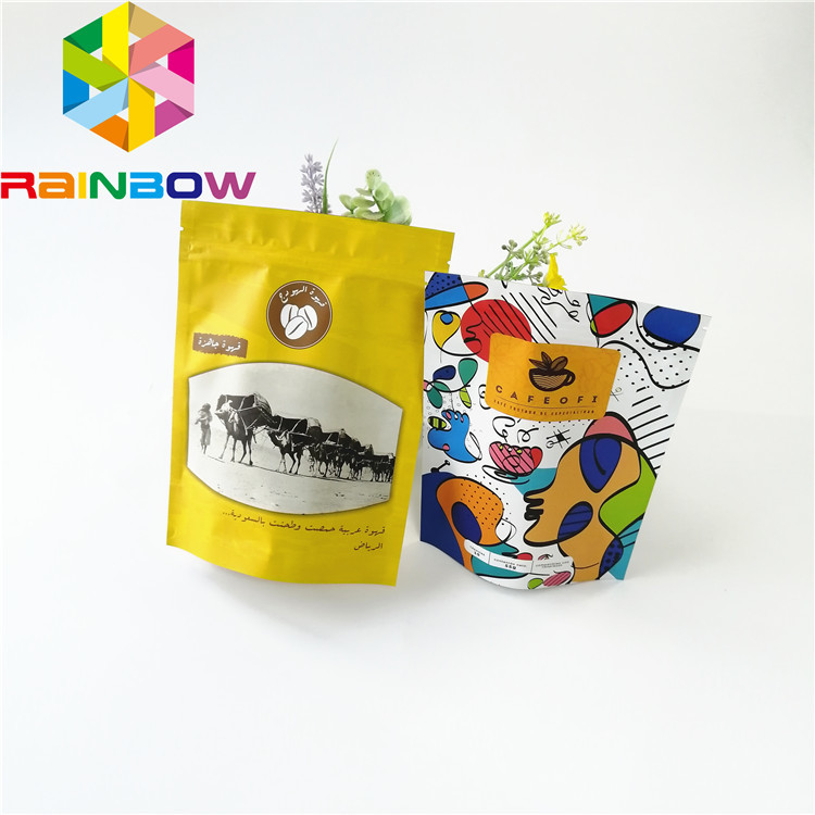 ที่กำหนดเองพิมพ์อลูมิเนียมฟอยล์บรรจุภัณฑ์อาหารถุงลามิเนตล็อคซิปสำหรับเนื้อกระตุก