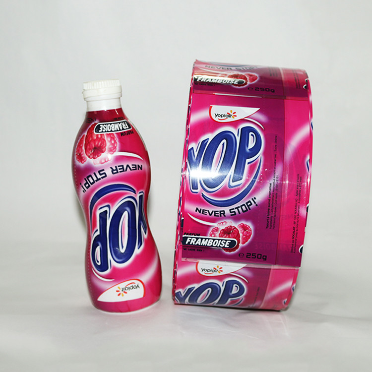 ป้ายแขนพลาสติกความร้อนพีวีซีสำหรับขวดน้ำผลไม้ / หดห่อฉลากขวดสำหรับขวดเครื่องดื่ม