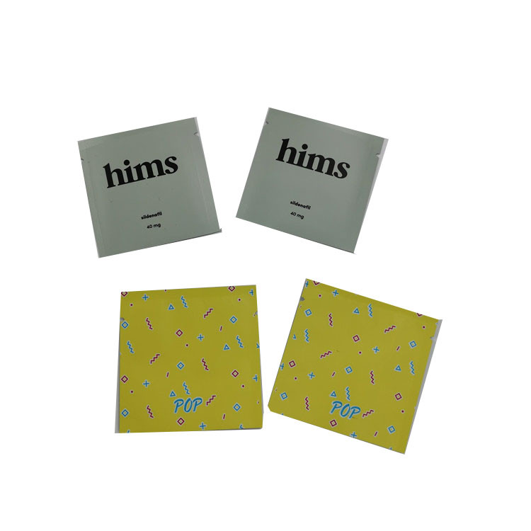 ลูกอมยาแมตต์ฟิล์มพลาสติกถุงบรรจุภัณฑ์ซอง MOPP VMPET วัสดุ PE