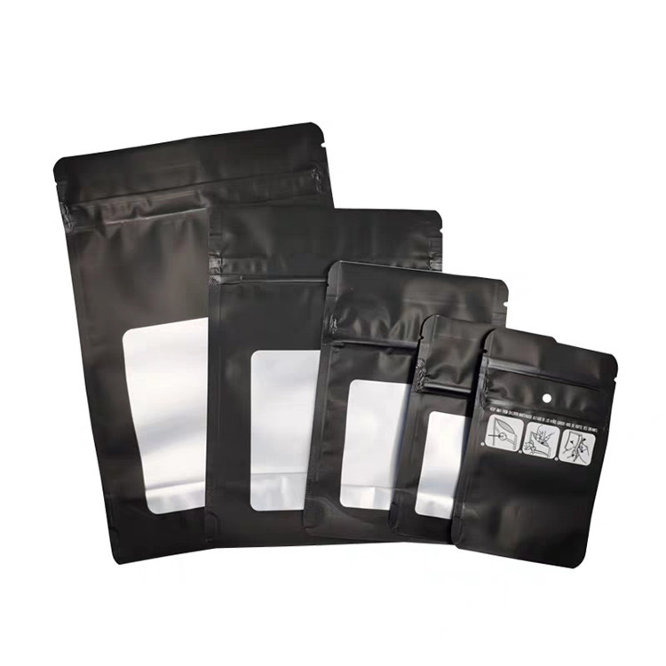 Mylar Plastic Pouches บรรจุภัณฑ์ฟอยล์แบบกำหนดเอง Childproof Ziplock ถุงพลาสติก