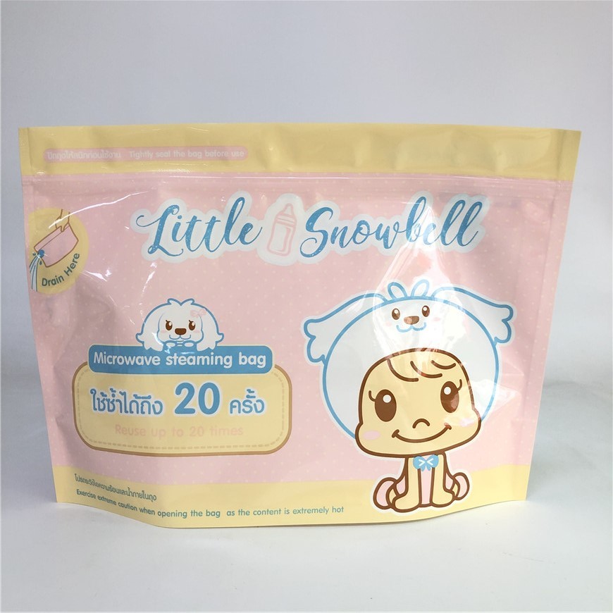 Stand Up Zipper ไมโครเวฟถุงพิมพ์แบบกำหนดเองย่อยสลายได้ความหนา 120-180 Mic