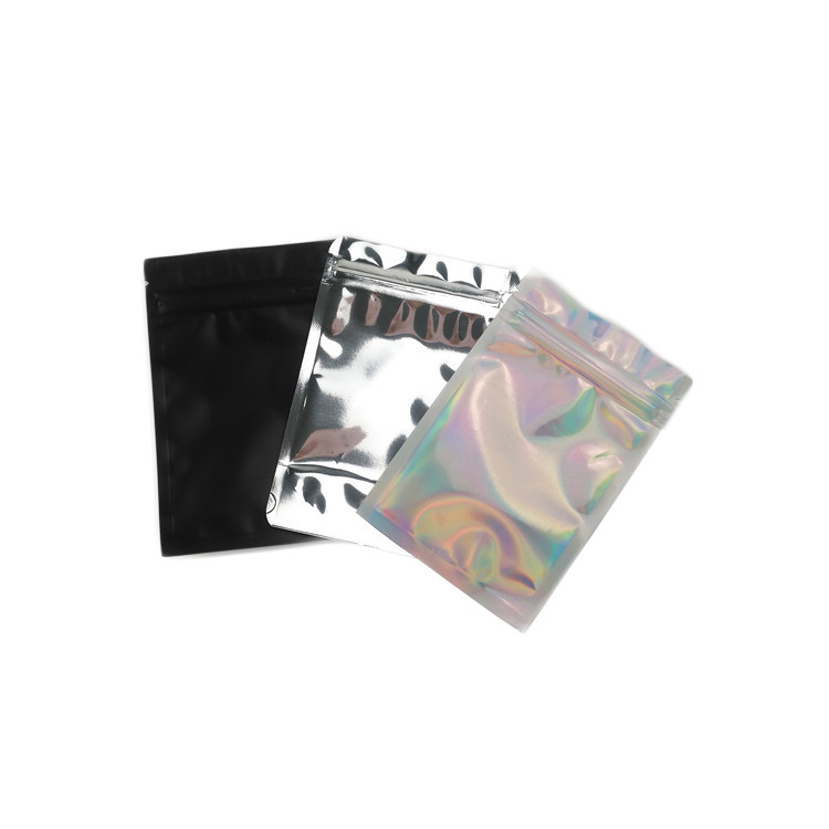 กลิ่นพิสูจน์อาหารเกรดถุงบรรจุภัณฑ์สามด้านซีลกระเป๋าเคลือบด้วยซิป