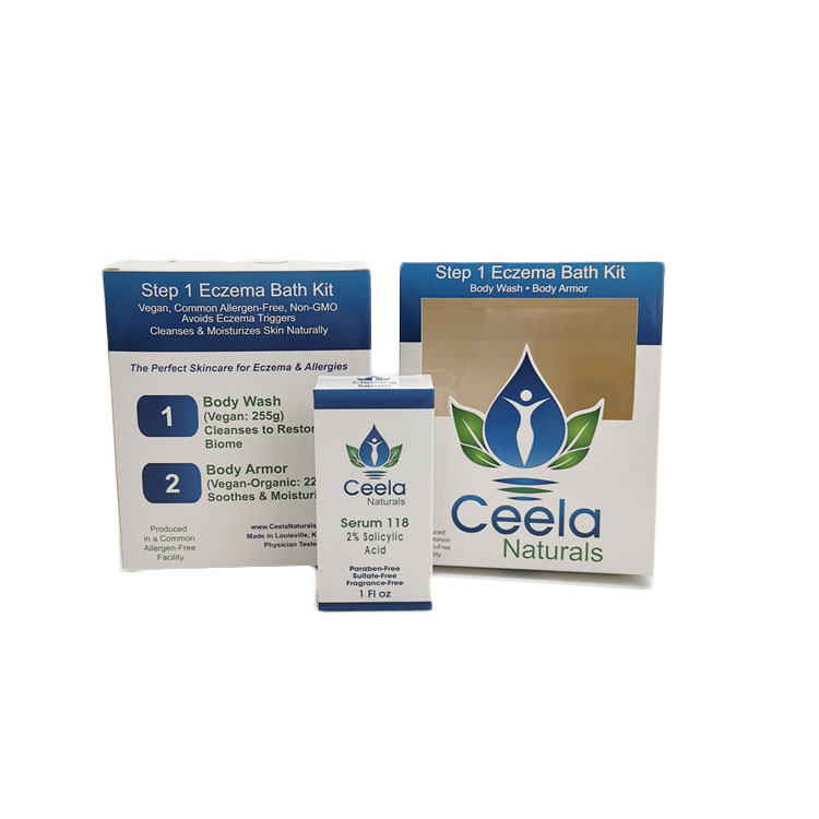 กล่องกระดาษแข็งกระดาษแข็งสีขาวบรรจุภัณฑ์ขายปลีกผลิตภัณฑ์ดูแลผิว