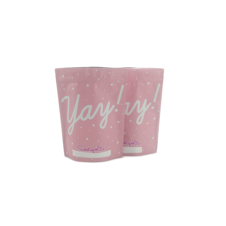 ถุงพลาสติกผนึกบรรจุภัณฑ์ Ziplock มันนี่ธรรมชาติขัดผิวพิมพ์กราเวียร์