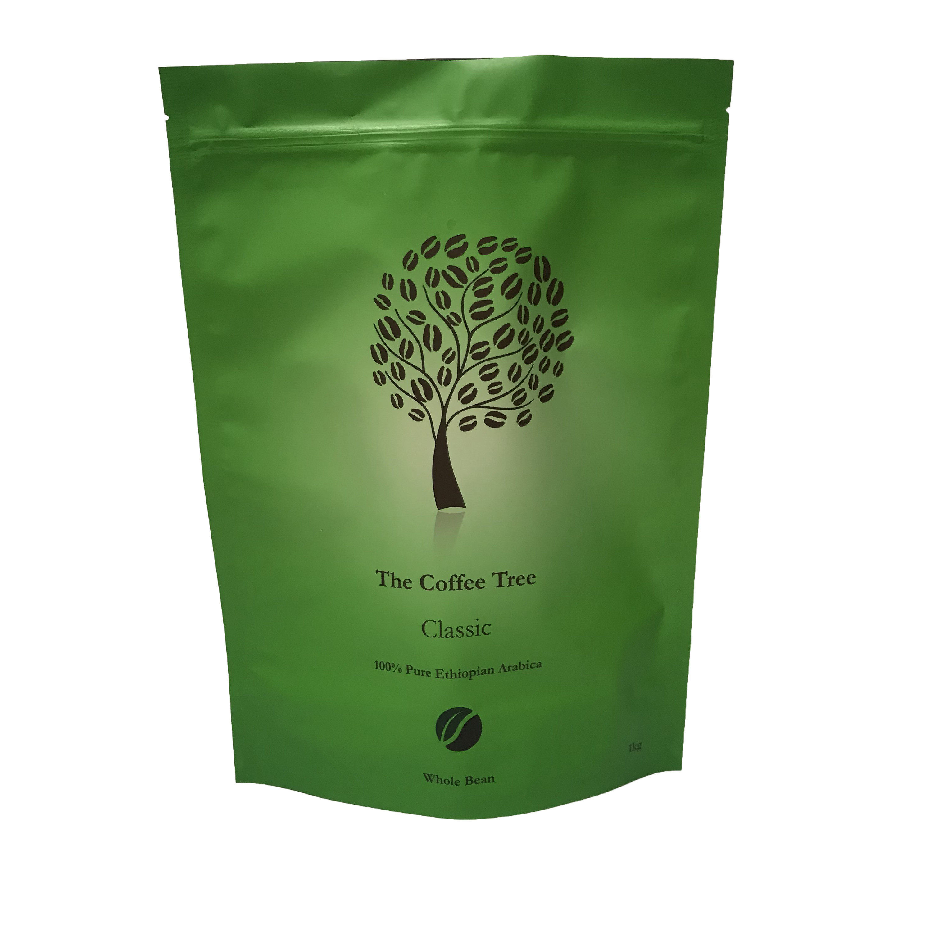 ฟอยล์อลูมิเนียมฟอยล์บรรจุถุง Ziplock Doypack กาแฟ Mylar ถุงแมตต์พื้นผิว