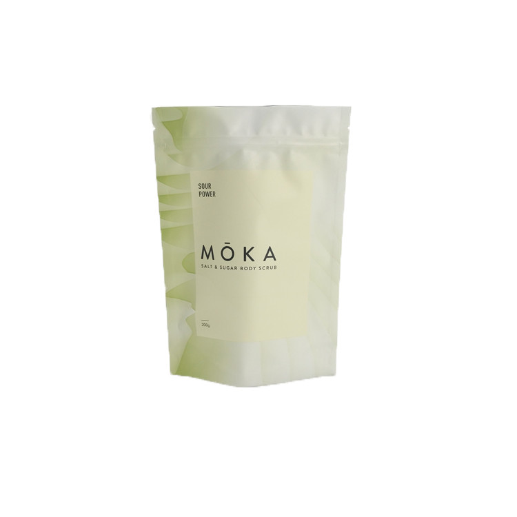 การพิมพ์แบบกำหนดเอง Stand Up Pouches อลูมิเนียมฟอยล์นำมาใช้ใหม่แมตต์ Ziplock กาแฟถุงชา