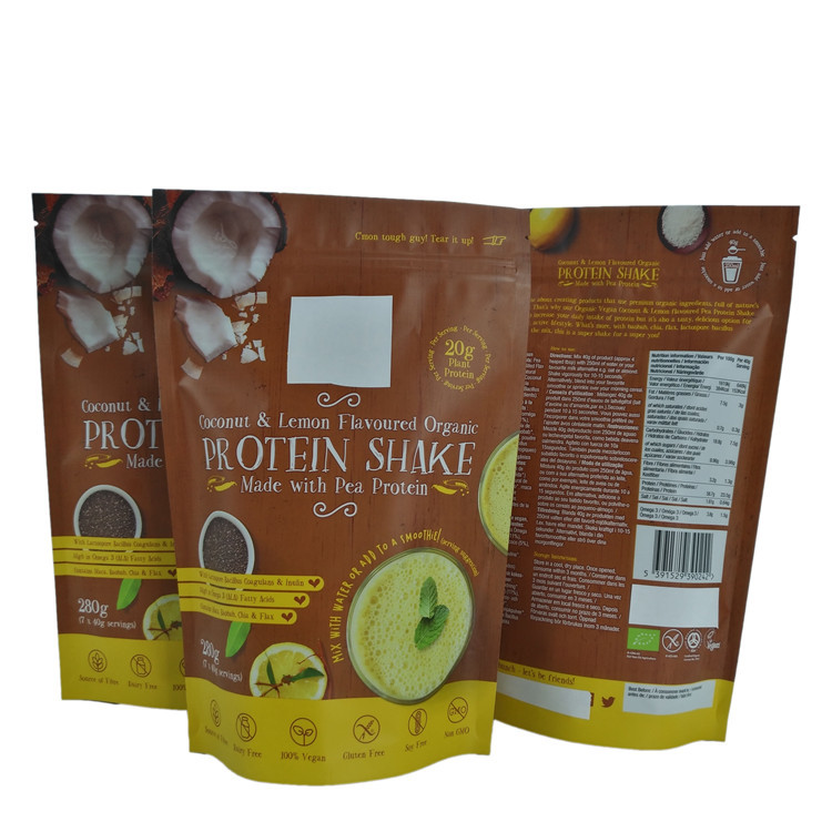 ผงบรรจุภัณฑ์พิมพ์ดิจิตอล VMPET อลูมิเนียมฟอยล์ซิปกระเป๋า