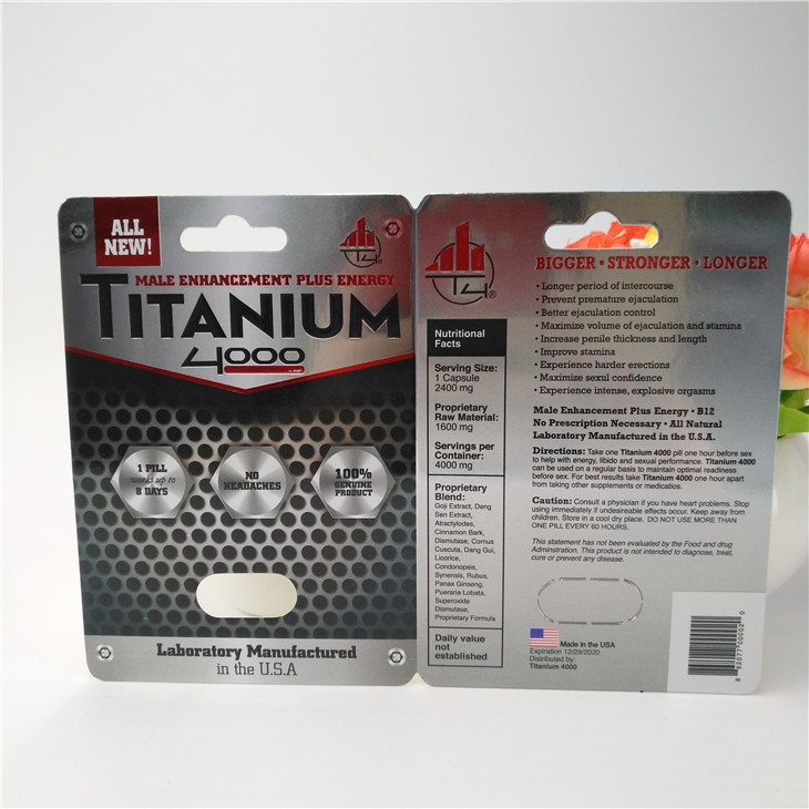 บรรจุภัณฑ์พุพองตุ่มบัตร 12 มม. Cap ชายแรด