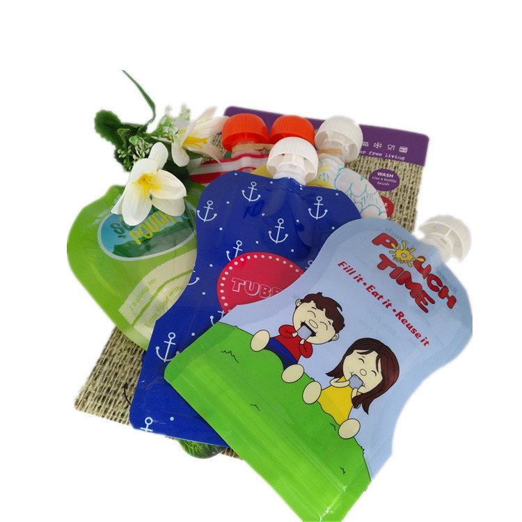 กราเวียพิมพ์นำมาใช้ใหม่อาหารบรรจุภัณฑ์ของเหลวบีบกระเป๋า