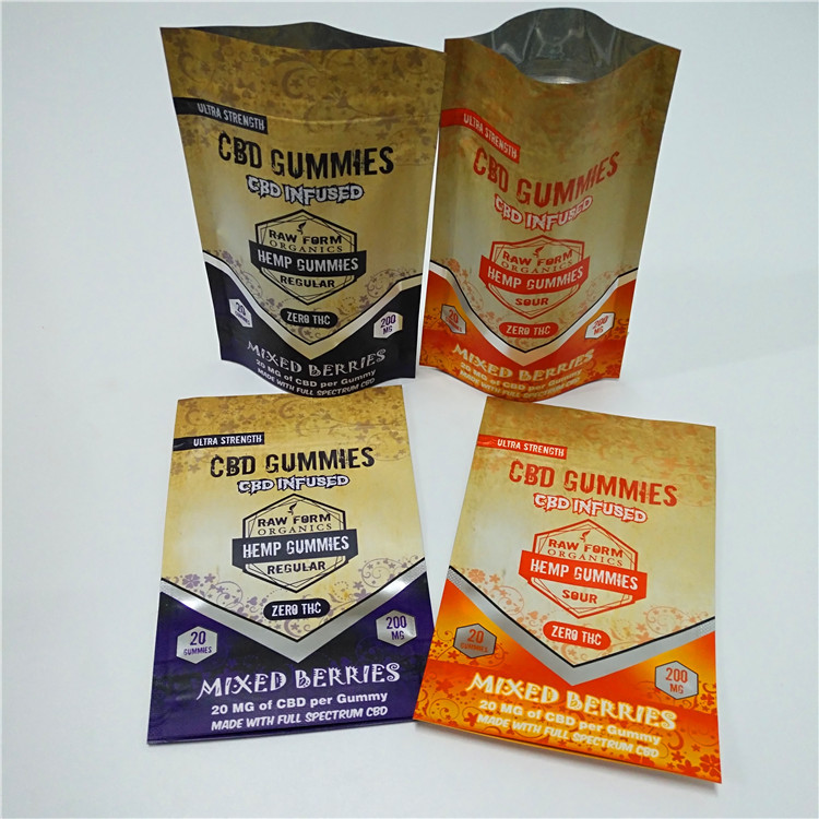 บรรจุภัณฑ์วัชพืชดอกไม้แห้ง 3.5 กรัม Mylar Foil Bags MOPP