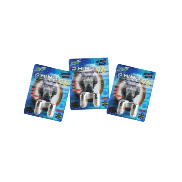 กล่องบรรจุภัณฑ์สำหรับยาเม็ดธรรมชาติขนาดใหญ่แคปซูลสมุนไพรขยายขนาดชาย RHINO 7