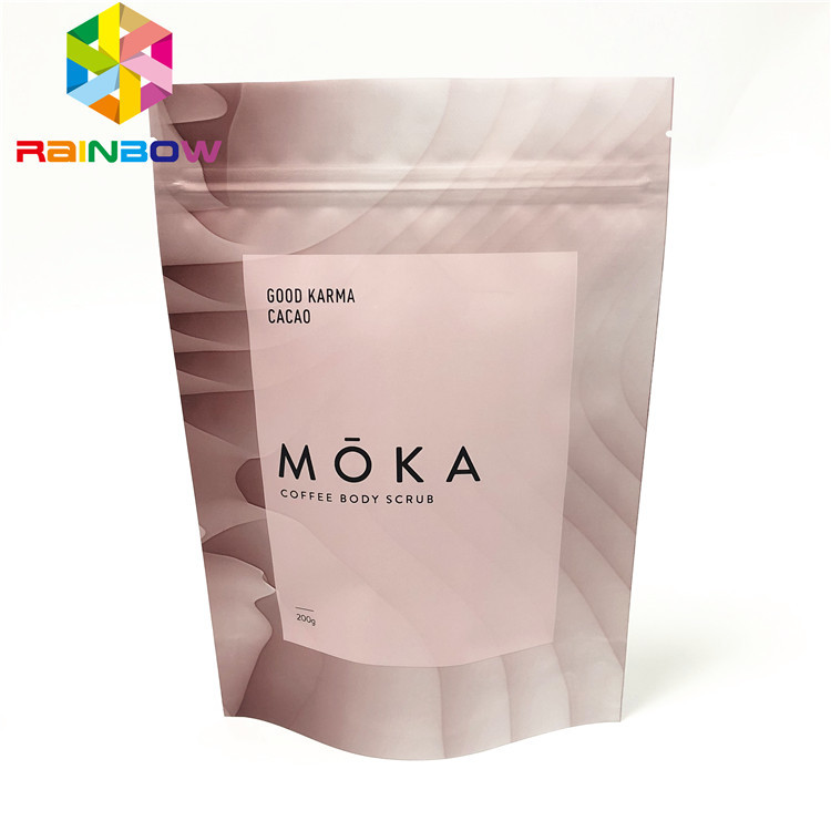 ที่เก็บอาหารยืนขึ้นถุงสำหรับบรรจุวัสดุด้านอาหารถุงบรรจุภัณฑ์ที่กำหนดเอง