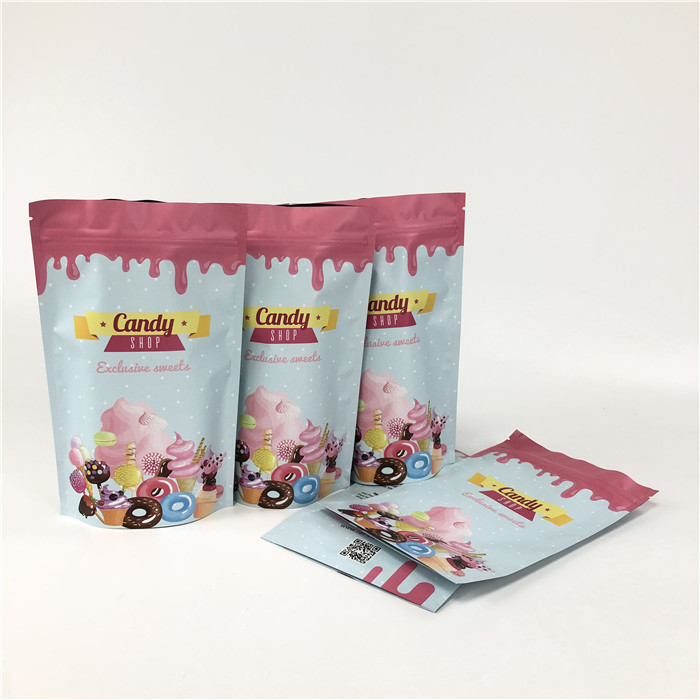 ซิปล็อคการพิมพ์ดิจิตอล 120 ไมครอน VMPET Stand Up Pouch