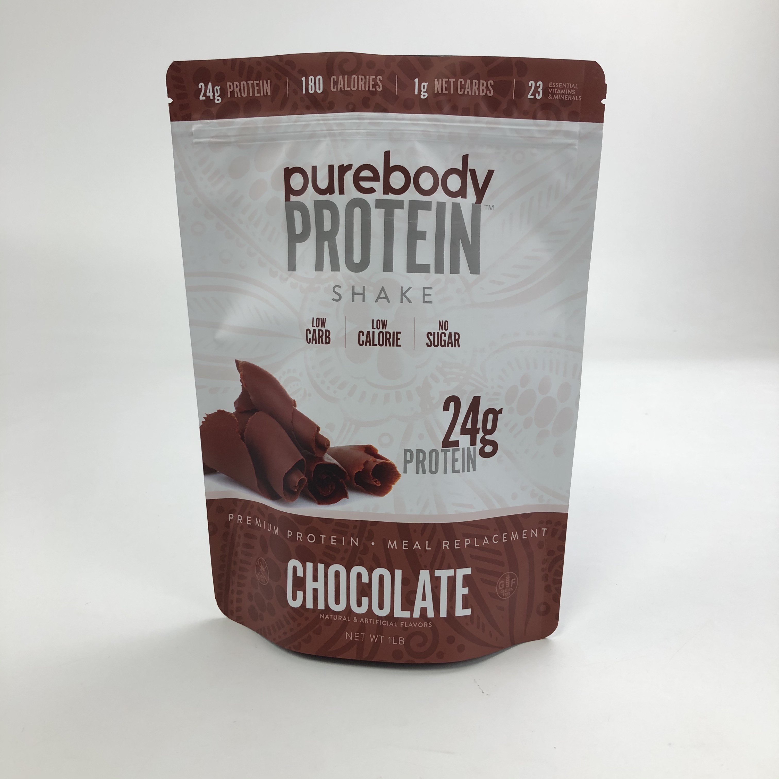 พิมพ์แบบกำหนดเองยืนขึ้นถุงเปล่าเวย์โปรตีนบรรจุภัณฑ์ผง Mylar Ziplock ถุงอลูมิเนียมฟอยล์พร้อมรอยฉีกขาด