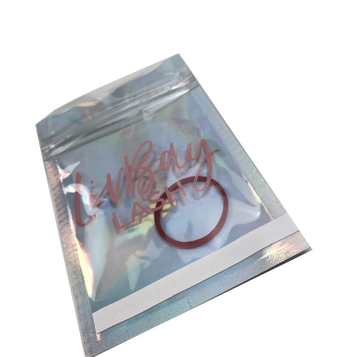 3.5g CYMK 8 * 13 ซม. Mylar โฮโลแกรมถุงปิดผนึกสามด้าน