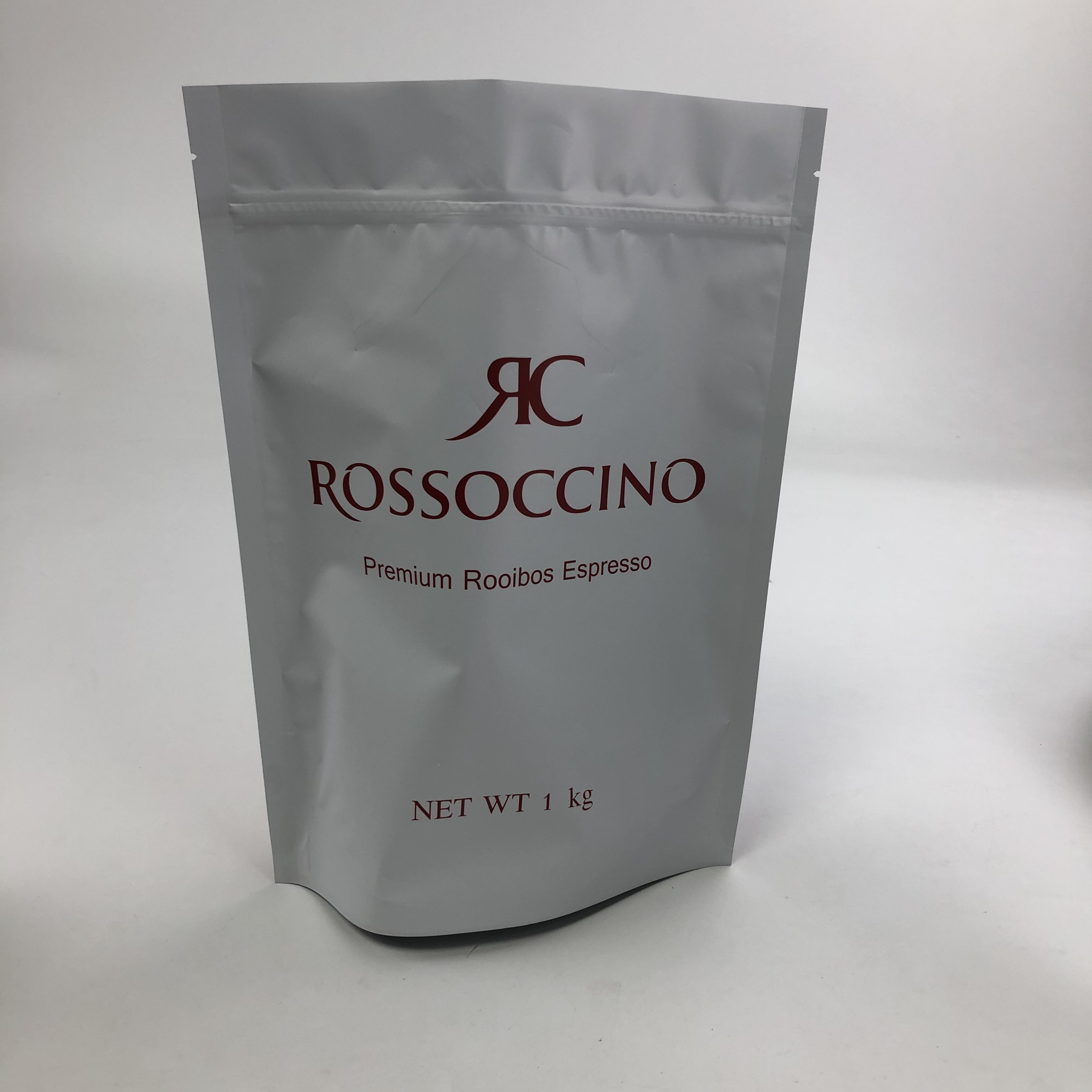 ถุงซิปพลาสติกฝ้าทำหัตถกรรมบรรจุภัณฑ์อาหารสายรัดการพิมพ์ Moq ต่ำพิมพ์ดิจิตอลยืนขึ้นกระเป๋า