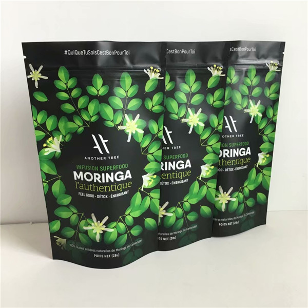 ผู้จัดจำหน่ายในประเทศจีนการออกแบบที่กำหนดเองการพิมพ์อลูมิเนียมฟอยล์แบบถอดได้ยืนขึ้นถุงด้วยซิปสำหรับบรรจุภัณฑ์อาหาร