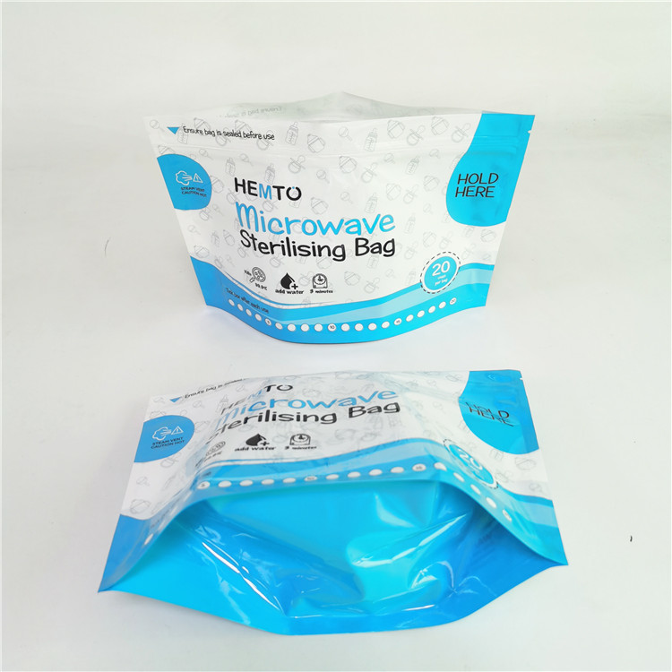 ถุงอบฆ่าเชื้อไมโครเวฟ VMPET เกรดอาหาร 120mic