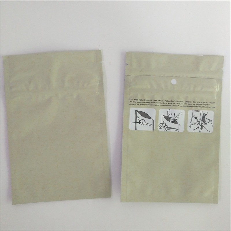 คราฟท์สี 180mic 4X6 บรรจุภัณฑ์ธูปสมุนไพรสำหรับเมล็ดพันธุ์ดอกไม้