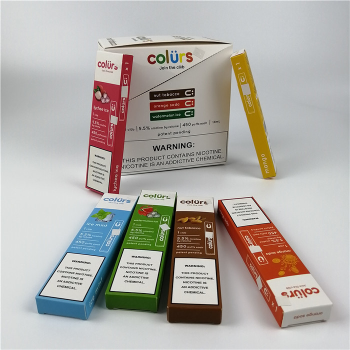 ปากกา Vape Cmyk โฮโลแกรมกระดาษการ์ดแผลกล่องปั๊มร้อน