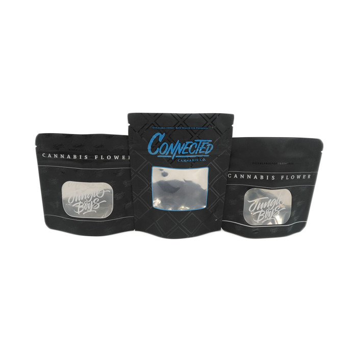 3.5g 7.0g 6-8 OZ 1 ปอนด์ Jungle Boys กระเป๋ากันกลิ่น ChildProof Jungleboys กัญชาดอกไม้ยืนขึ้นกระเป๋ากระเป๋า