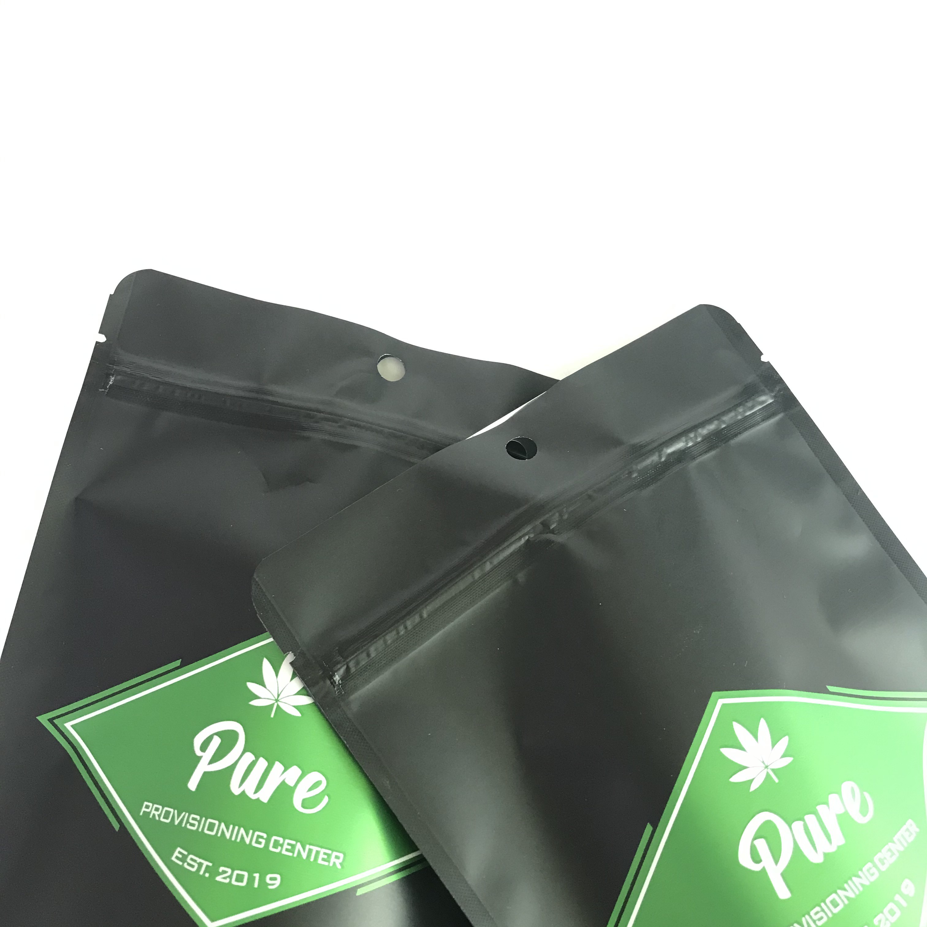 Pantone สี Cannabiss Mylar ถุงพลาสติกสำหรับบรรจุภัณฑ์