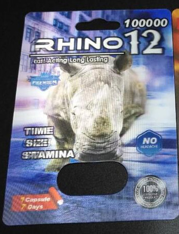 บัตรบรรจุภัณฑ์ยา CMYK Rhino 69 3D ที่รีไซเคิลได้