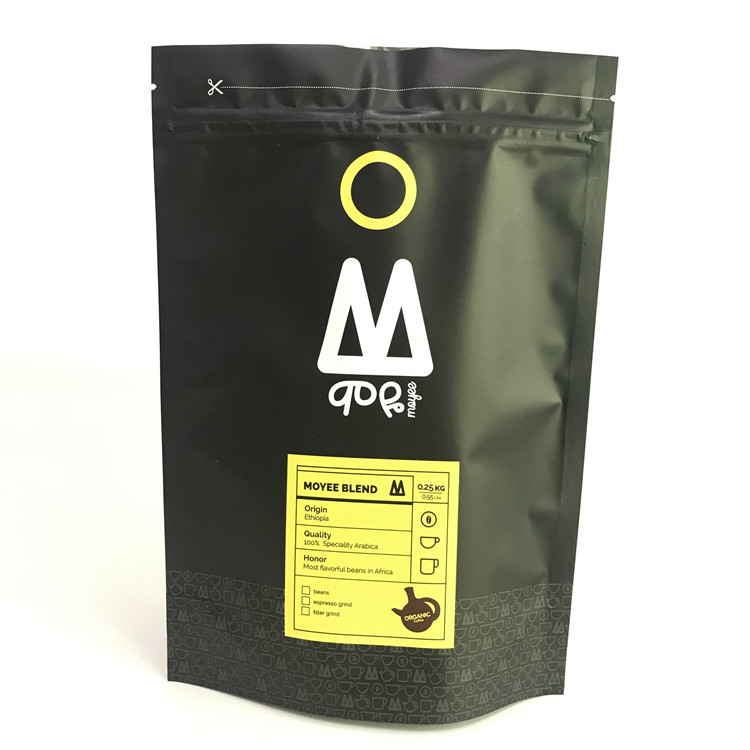 อลูมิเนียมฟอยล์พิมพ์แบบกำหนดเองยืนขึ้นถุงด้วยถุงซิป Mylar