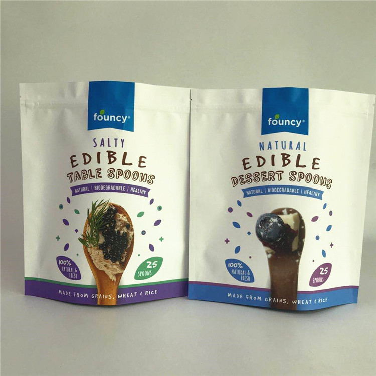 ถุงบรรจุภัณฑ์อลูมิเนียมฟอยล์เคลือบด้านที่ได้รับการยอมรับเอง