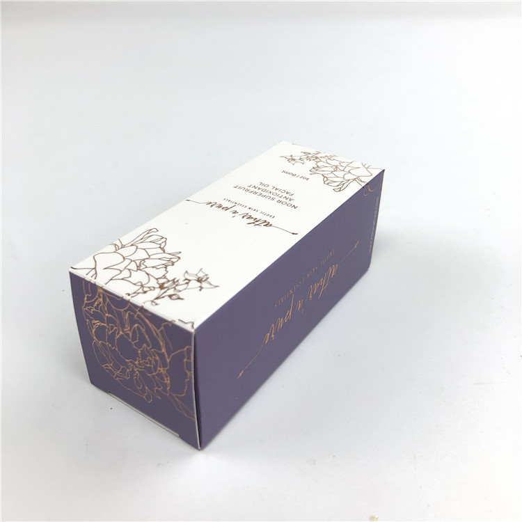 บรรจุภัณฑ์กล่องกระดาษสำหรับน้ำมันหอมระเหย / ผลิตภัณฑ์ดูแลใบหน้ากล่องกระดาษ