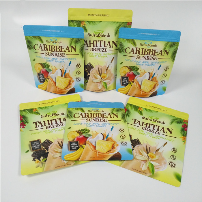 ถุงบรรจุภัณฑ์อลูมิเนียมฟอยล์เคลือบป้องกันความชื้นถุงที่กำหนดเองสำหรับบรรจุอาหาร