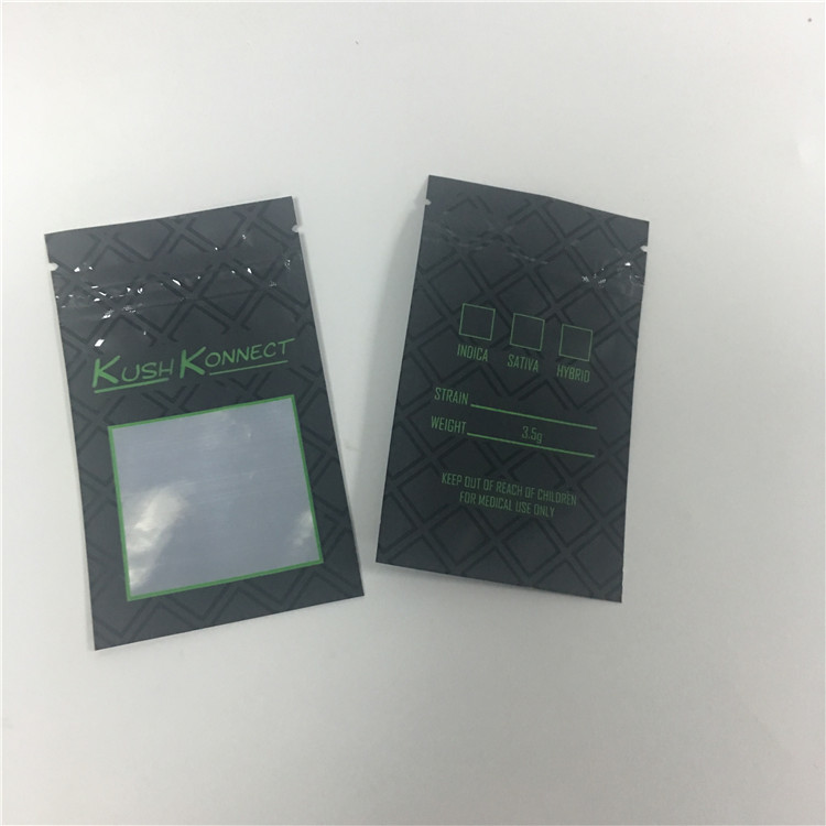 พิมพ์ UV KUSH PE ป้องกันเด็กเปิดถุงยาสูบด้วยหน้าต่าง