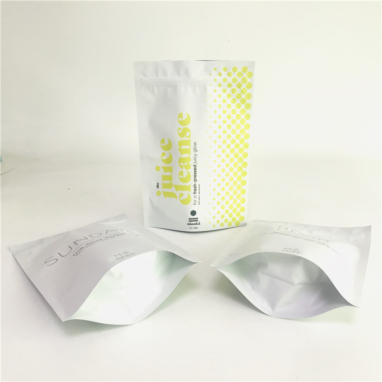 ถุงบรรจุภัณฑ์ขัดผิวอลูมิเนียมฟอยล์กันกลิ่นป้องกันความร้อน