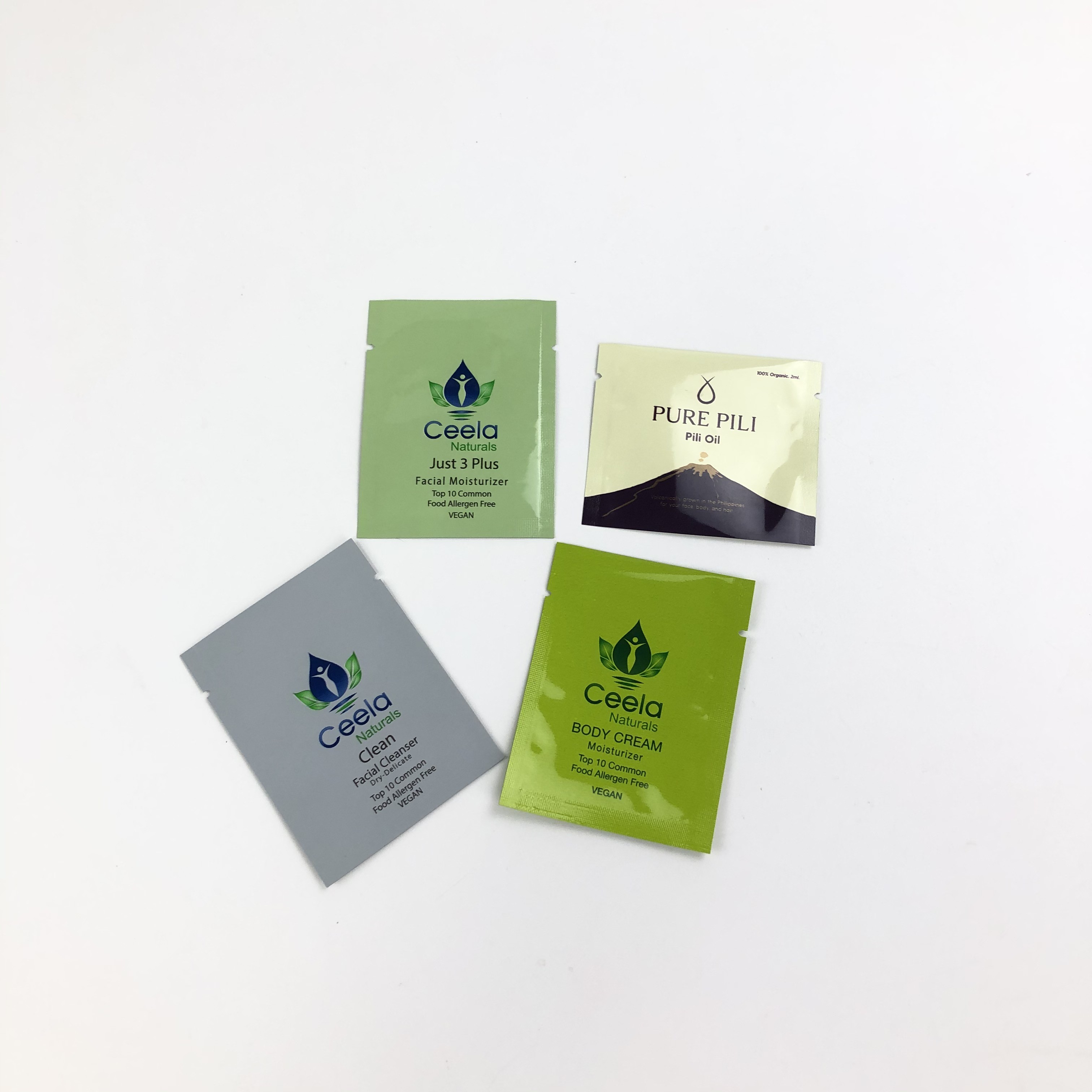 ขายส่งกริปซีลถุงตัวอย่างฟอยล์ mylar มันวาวสำหรับบรรจุภัณฑ์ดูแลผิว / ผง / แคปซูล