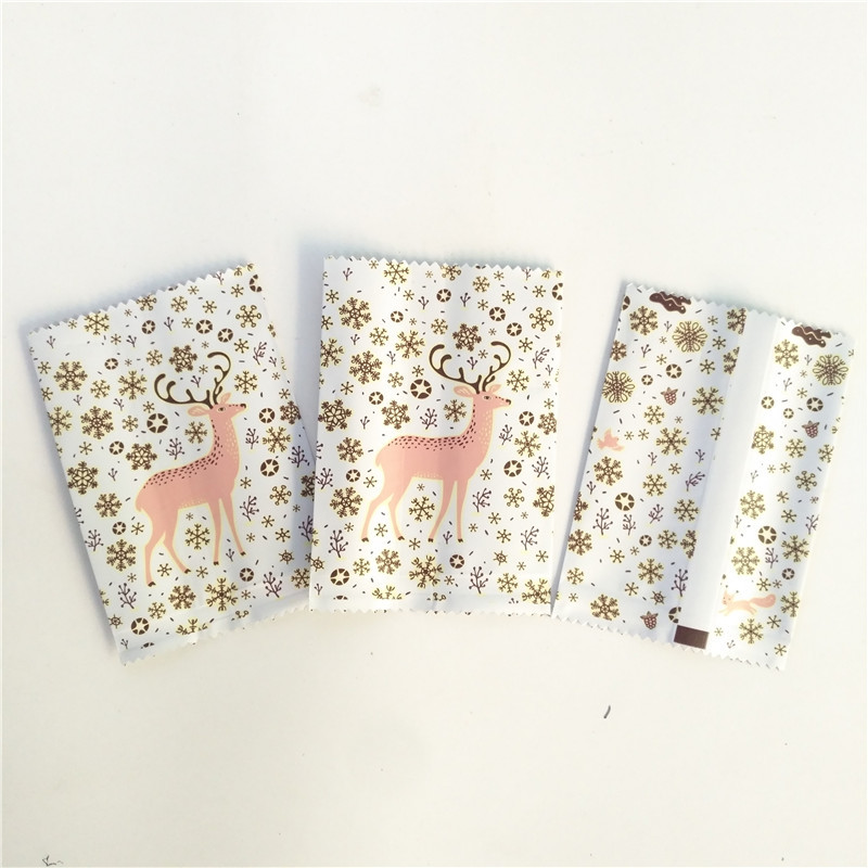 MOPP CMYK 150 ไมครอนสแน็คบาร์ถุงบรรจุภัณฑ์ที่มีขอบหยัก